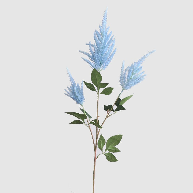 Fleur artificielle Astilbe, tige unique avec 3 fleurs, 103 cm, décoration intérieure élégante