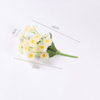 Bouquet de fleurs artificielles Pittosporum (25 cm), décoration élégante pour mariage, maison et espaces commerciaux