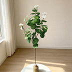 Bouquet de fleurs artificielles de bégonia, 36 fleurs, 100 cm, décoration d'intérieur, mariage, événements