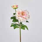 Bouquet de pivoines artificielles en soie 2 têtes, 66 cm, décoration intemporelle pour mariage, maison, bureau, vitrine commerciale