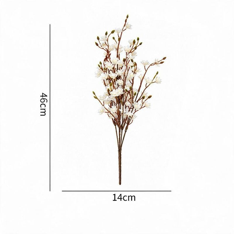 Fleur artificielle de cerisier, bouquet unique, décoration de mariage, hôtel, maison, 46 cm