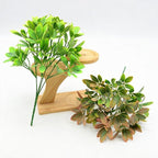 Bouquet de feuilles de Pachira en plastique, 33 cm, décoration intérieure et extérieure