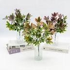 Bouquet de feuilles de Pachira en plastique, 33 cm, décoration intérieure et extérieure