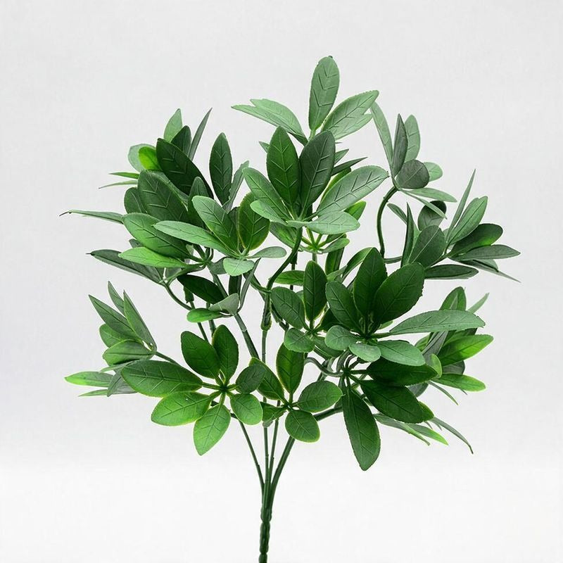 Bouquet de feuilles de Pachira en plastique, 33 cm, décoration intérieure et extérieure