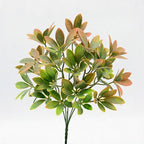 Bouquet de feuilles de Pachira en plastique, 33 cm, décoration intérieure et extérieure