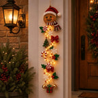 Décor de Porte Lumineux pour Noël, 120 cm, Guirlande LED