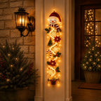 Décor de Porte Lumineux pour Noël, 120 cm, Guirlande LED