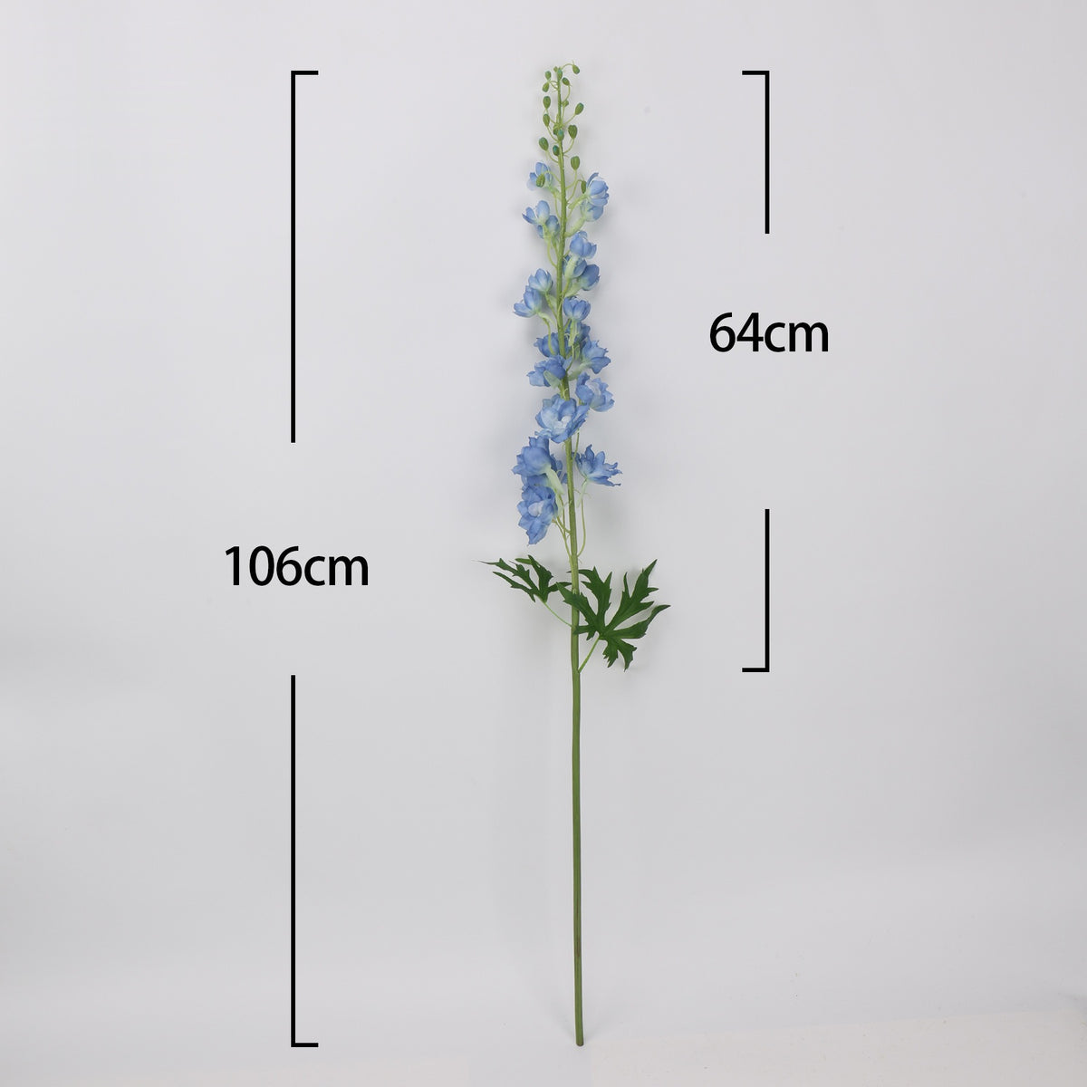 Tige artificielle de delphinium 106 cm, décoration élégante pour mariage, intérieur et extérieur, style champêtre provençal