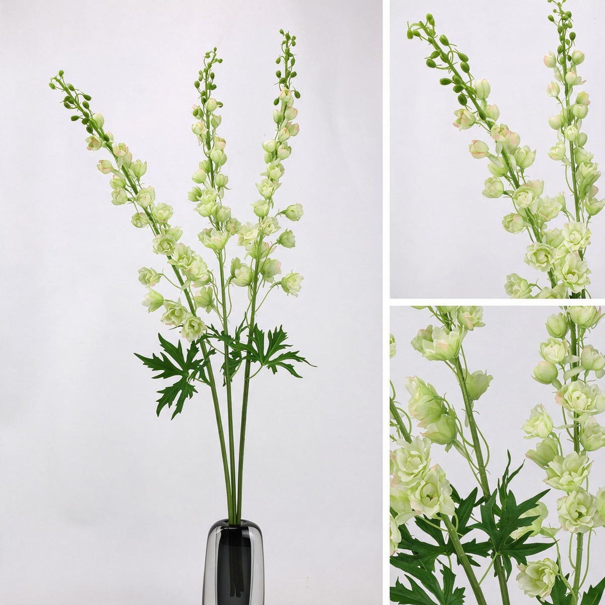 Tige artificielle de delphinium 106 cm, décoration élégante pour mariage, intérieur et extérieur, style champêtre provençal