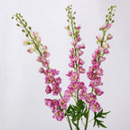 Tige artificielle de delphinium 106 cm, décoration élégante pour mariage, intérieur et extérieur, style champêtre provençal