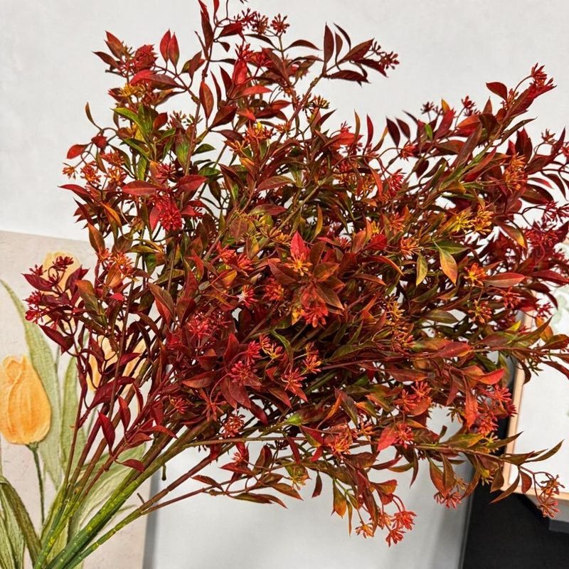 Tige unique de plante artificielle en perles, 90 cm, idéale pour mariages et décoration intérieure