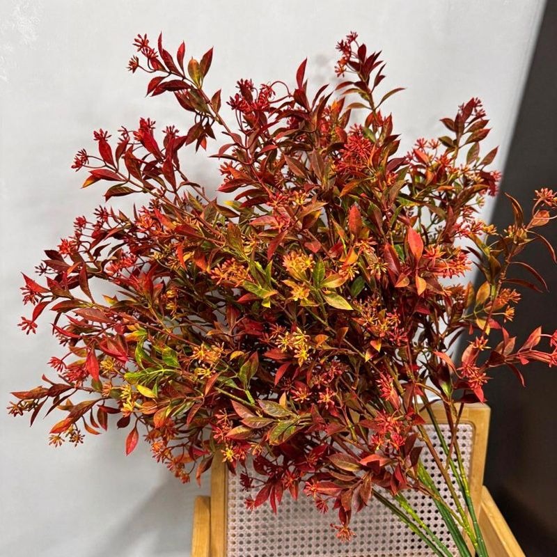 Tige unique de plante artificielle en perles, 90 cm, idéale pour mariages et décoration intérieure