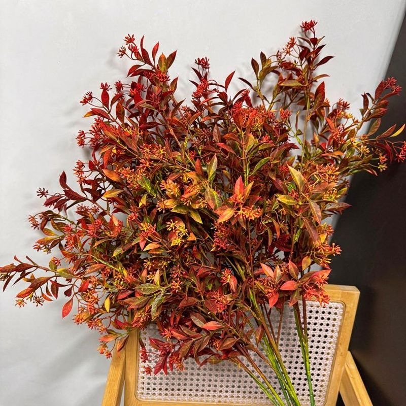 Tige unique de plante artificielle en perles, 90 cm, idéale pour mariages et décoration intérieure