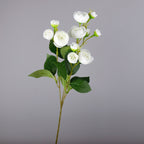 Fausse fleur de camélia, 12 fleurs, 46 cm, tissu soyeux, décoration intérieure, mariage, événements