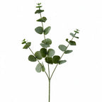 3 Branches d'Eucalyptus Artificiel, 45 cm, Décor d'Intérieur, Mariage, Élégance Naturelle