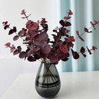 3 Branches d'Eucalyptus Artificiel, 45 cm, Décor d'Intérieur, Mariage, Élégance Naturelle