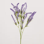 Branche de lavande artificielle 24 fleurs, 66 cm - Décoration intérieure extérieure, mariage, événements