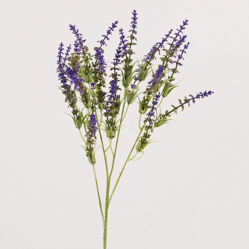 Branche de lavande artificielle 24 fleurs, 66 cm - Décoration intérieure extérieure, mariage, événements