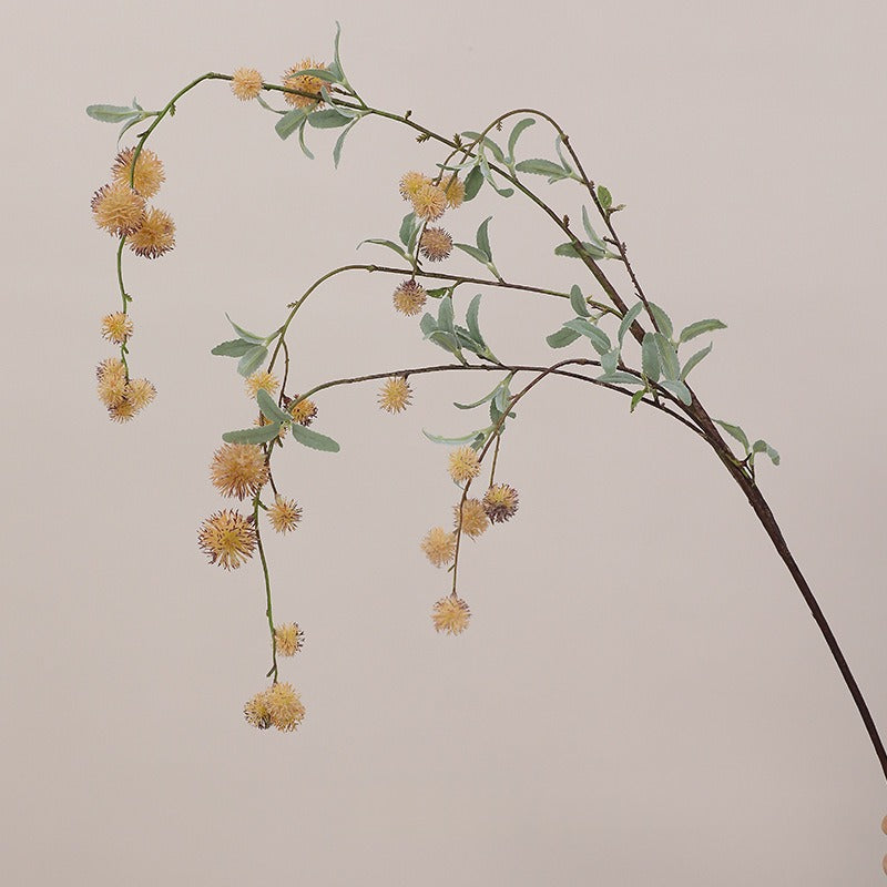 Fleur artificielle longue tige à baies de style moderne, décoration intérieure et extérieure, 116 cm