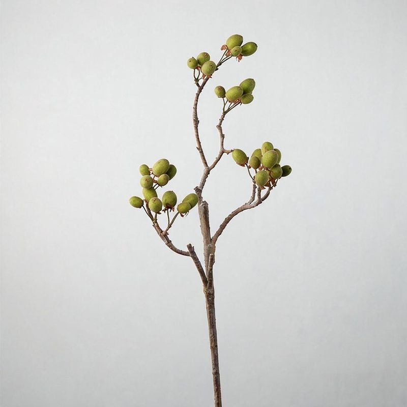 Branche de fruits artificiels, décoration intérieure, 80 cm, style français, matériau souple