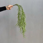Plante artificielle suspendue Asparagus, décoration murale, 90 cm, style campagne, PE