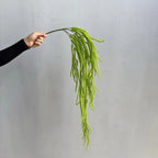 Plante artificielle suspendue Asparagus, décoration murale, 90 cm, style campagne, PE