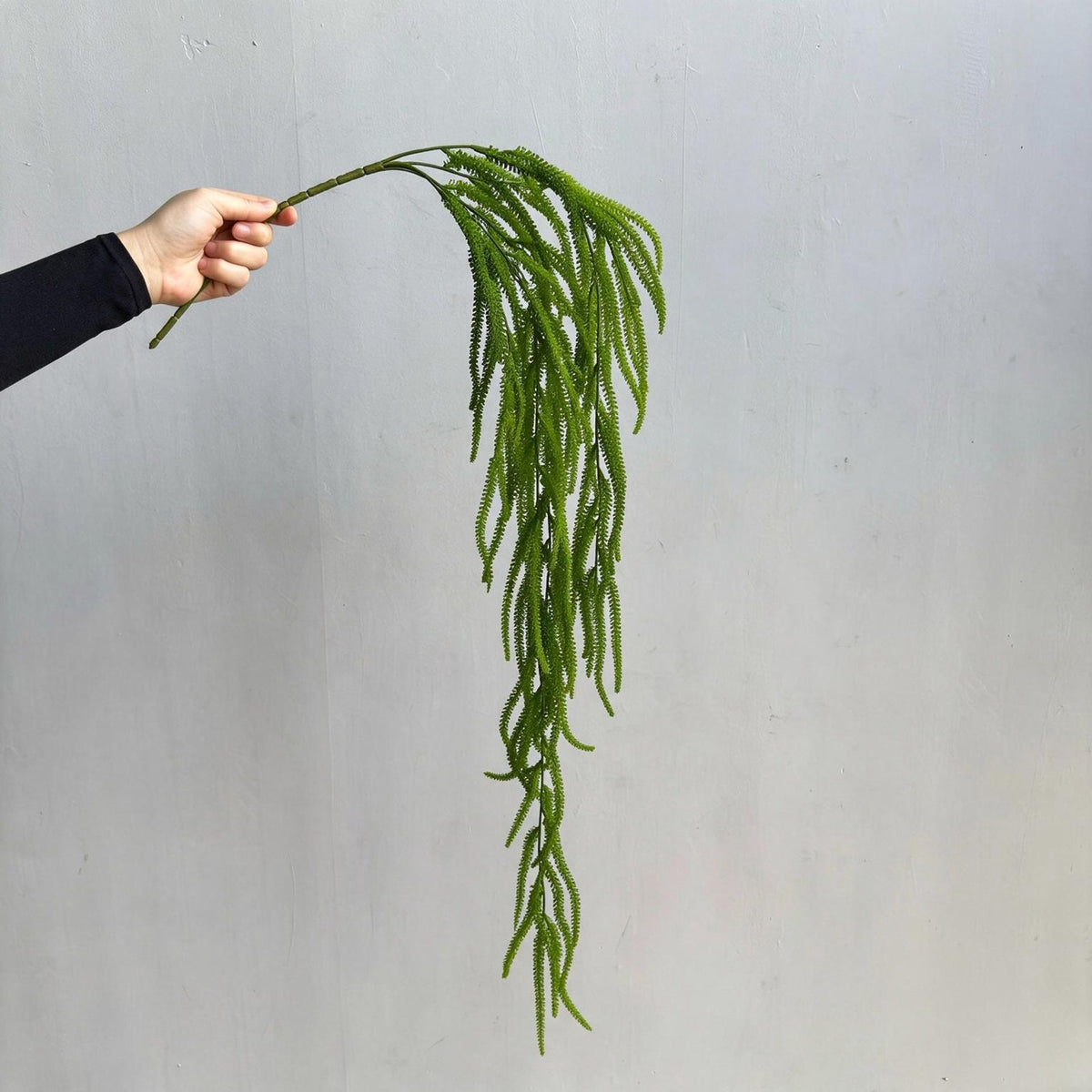 Plante artificielle suspendue Asparagus, décoration murale, 90 cm, style campagne, PE