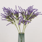 Branche de lavande artificielle 24 fleurs, 66 cm - Décoration intérieure extérieure, mariage, événements