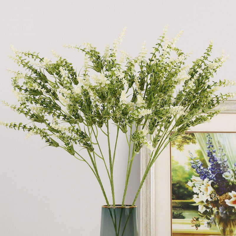 Branche de lavande artificielle 24 fleurs, 66 cm - Décoration intérieure extérieure, mariage, événements