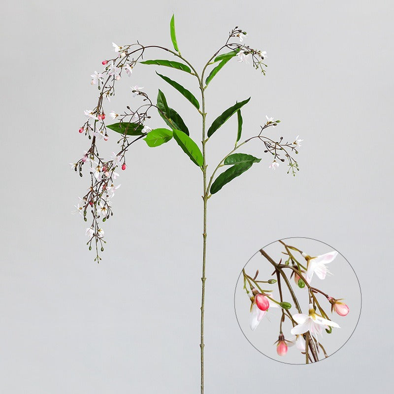 Guirlande de jasmin artificiel en polyester, 120 cm, décoration intérieure élégante