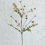 Plante Artificielle Gypsophile, Tige Unique avec 18 Fleurs, 85 cm, Tissu Polyester, Décoration Intérieure