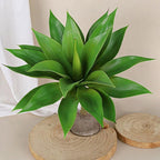 Plante Artificielle Agave en PVC, 46 cm, Décor Tropical pour Intérieur et Extérieur