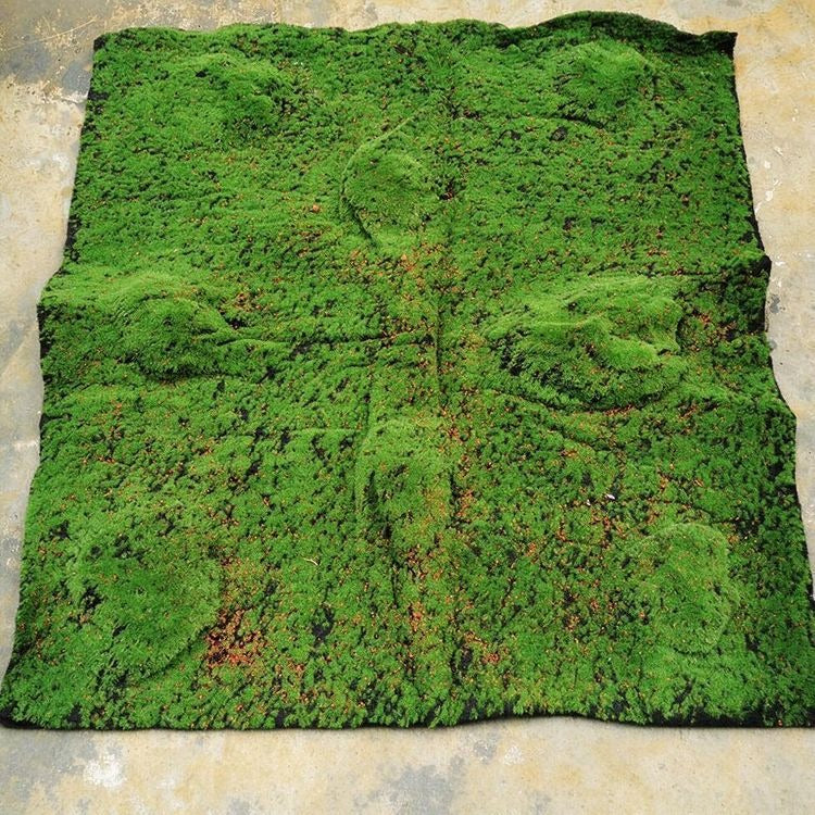 Tapis de mousse artificielle en simili velours, 100 cm x 100 cm, décoration murale ou au sol