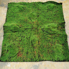 Tapis de mousse artificielle en simili velours, 100 cm x 100 cm, décoration murale ou au sol
