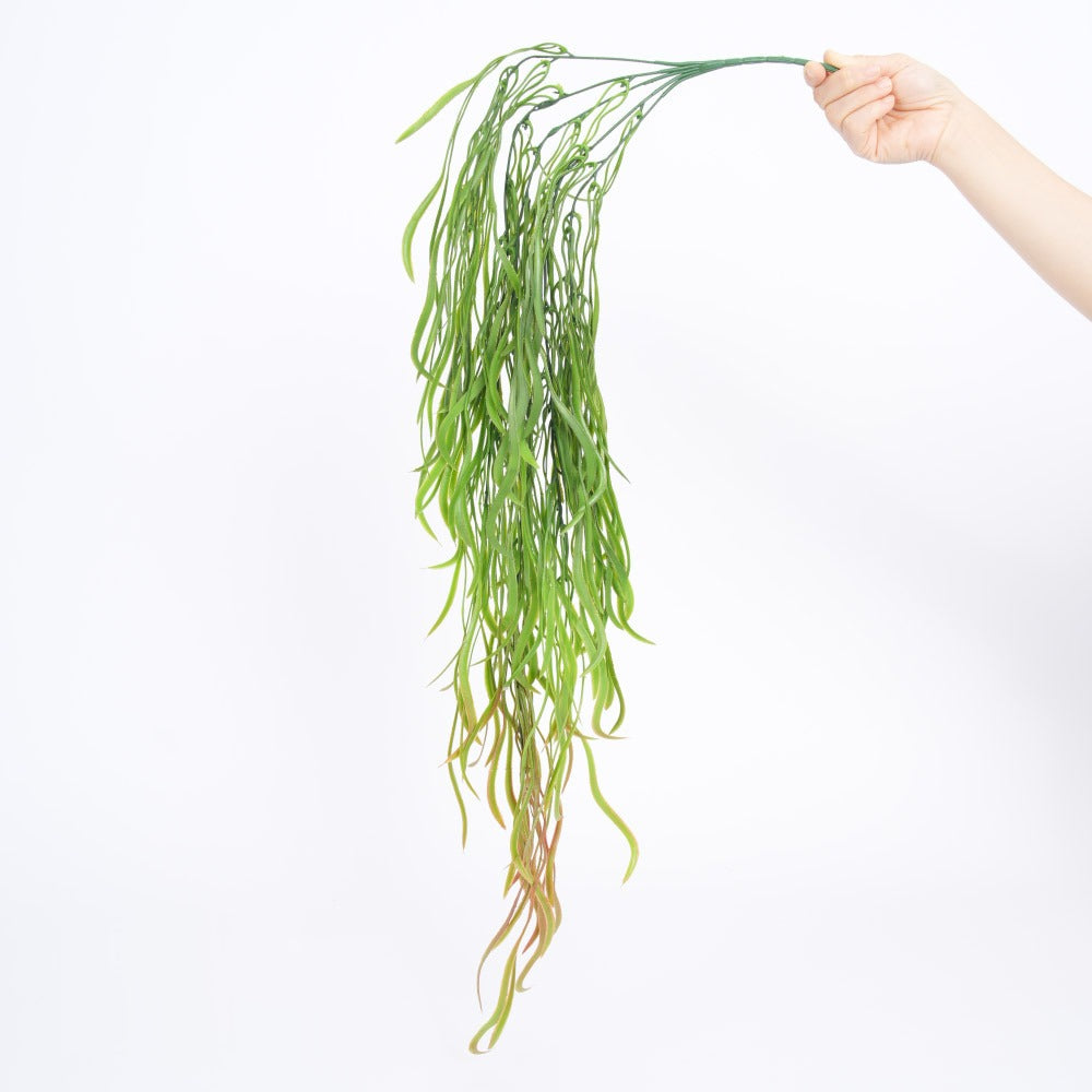 Plante Artificielle de Carex, Liane Suspendue de 90 cm, Décoration Murale Élégante pour Intérieur