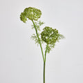 Fleurs artificielles en dentelle, bouquet de 2 fleurs, 73 cm, décoration intérieure, mariage, bureau