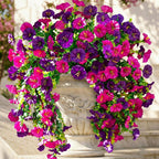 Lierre artificiel en fleurs de liseron, 45 cm, décoration intérieure et extérieure, pack de 4