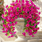 Lierre artificiel en fleurs de liseron, 45 cm, décoration intérieure et extérieure, pack de 4