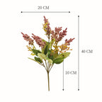 Bouquet de baies sauvages en mousse, 7 têtes, 40 cm, décoration intérieure élégante