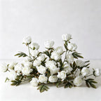Fleurs Artificielles Pivoine, Bouquet de 4 Fleurs, 45 cm, Style Élégant pour Décoration Intérieure