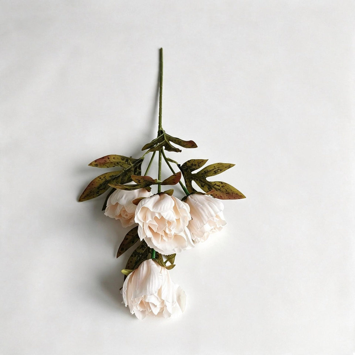 Fleurs Artificielles Pivoine, Bouquet de 4 Fleurs, 45 cm, Style Élégant pour Décoration Intérieure