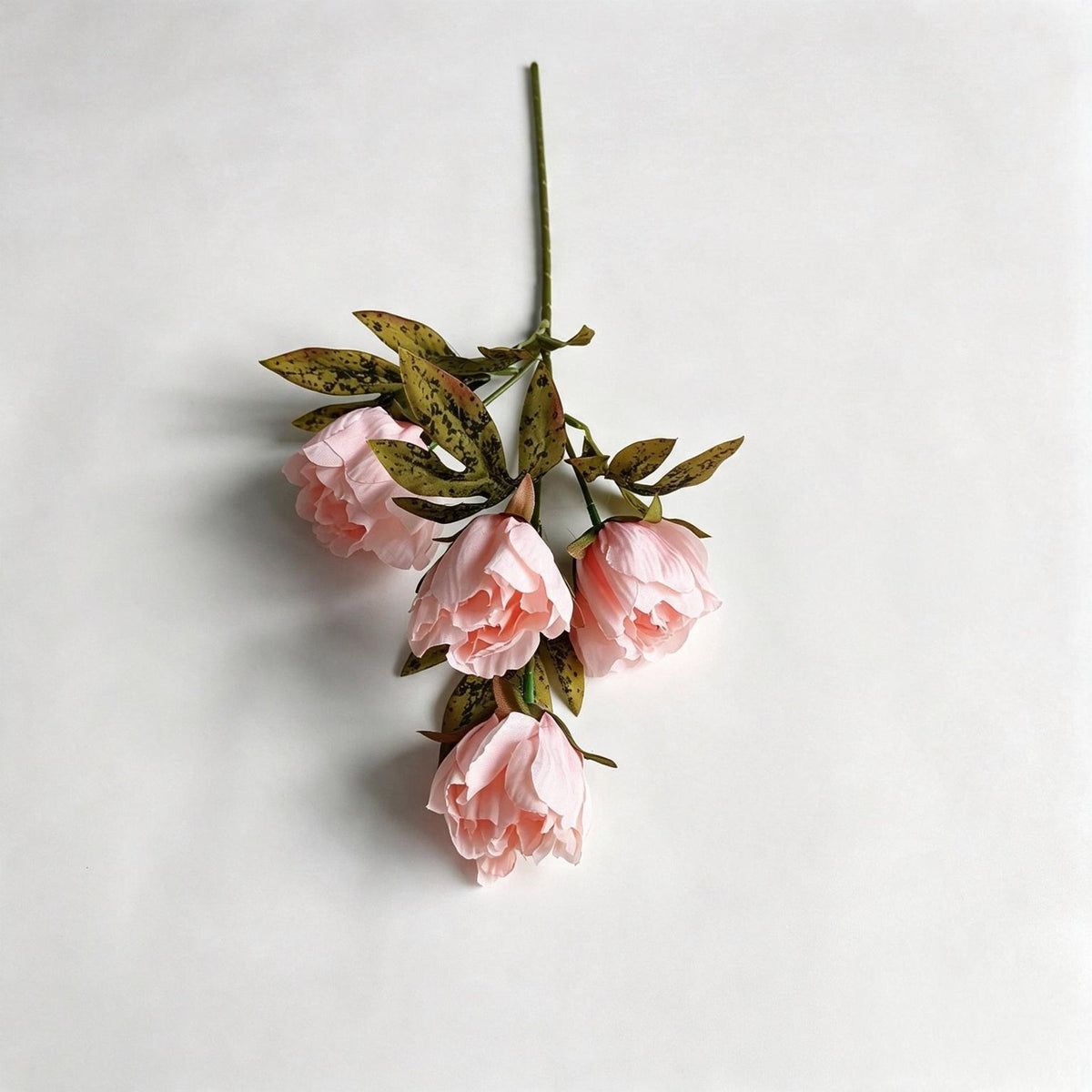 Fleurs Artificielles Pivoine, Bouquet de 4 Fleurs, 45 cm, Style Élégant pour Décoration Intérieure
