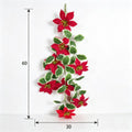 Lierre Artificiel, Décoration Murale en Plastique PVC, 60 cm, pour Mariage, Fêtes, Intérieur