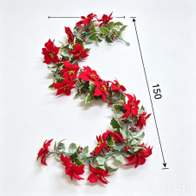 Lierre Artificiel, Décoration Murale en Plastique PVC, 60 cm, pour Mariage, Fêtes, Intérieur