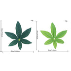 Plante Artificielle Feuille de Chance, 77 cm, Décor Moderne pour Intérieur