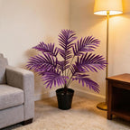 Plante Artificielle Areca, 12 Tiges, 67 cm, Décoration Intérieur et Extérieur, Style Moderne