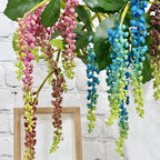 Plante Artificielle en Latex, Tige Unique avec 6 Fruits, 82 cm, Décoration Élégante pour Mariage, Maison ou Espace Commercial