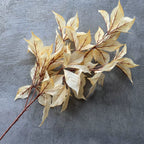Feuille de Noisetier Artificielle, Tige Unique, 65 Feuilles, 100 cm, Velours, Décoration Élégante pour Mariage et Intérieur