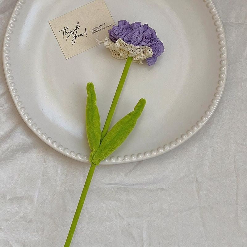 Bouquet de 10 œillets en tissu polyester, 35 cm de haut, idéal pour décoration intérieure et cadeaux