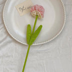 Bouquet de 10 œillets en tissu polyester, 35 cm de haut, idéal pour décoration intérieure et cadeaux